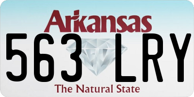AR license plate 563LRY