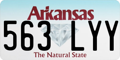 AR license plate 563LYY