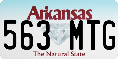 AR license plate 563MTG