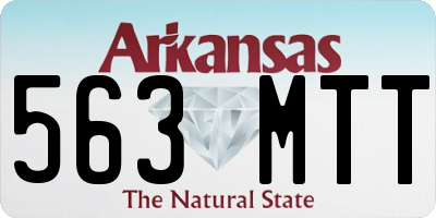 AR license plate 563MTT