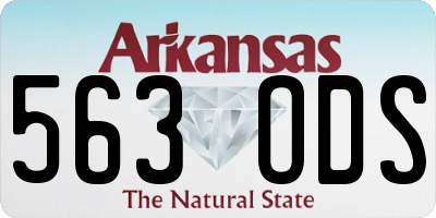 AR license plate 563ODS