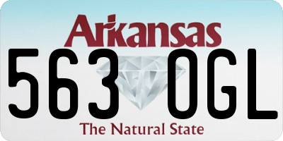 AR license plate 563OGL