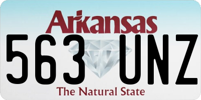 AR license plate 563UNZ