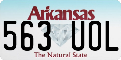 AR license plate 563UOL