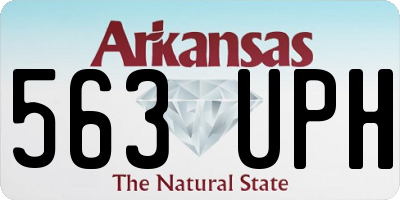 AR license plate 563UPH