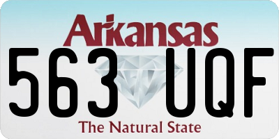AR license plate 563UQF