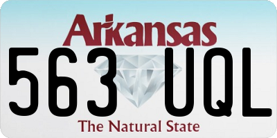 AR license plate 563UQL