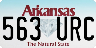 AR license plate 563URC