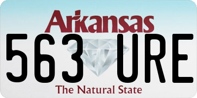 AR license plate 563URE
