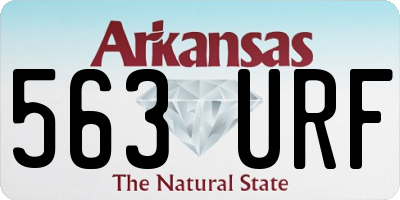 AR license plate 563URF