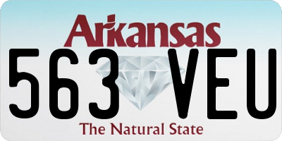 AR license plate 563VEU