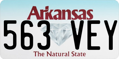 AR license plate 563VEY