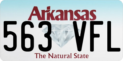 AR license plate 563VFL