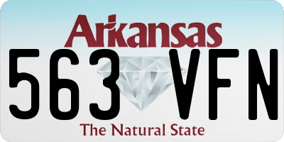 AR license plate 563VFN