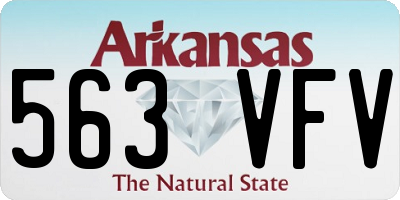 AR license plate 563VFV