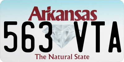 AR license plate 563VTA