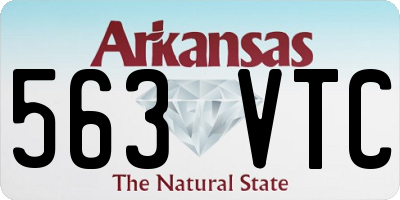AR license plate 563VTC