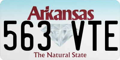 AR license plate 563VTE