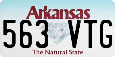 AR license plate 563VTG