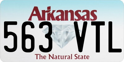 AR license plate 563VTL