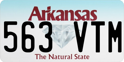 AR license plate 563VTM