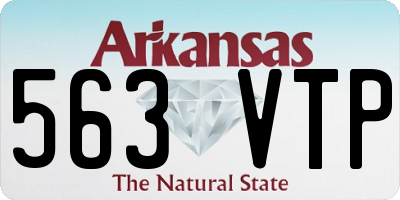 AR license plate 563VTP