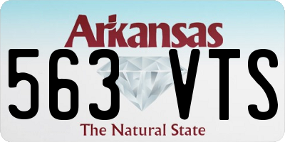 AR license plate 563VTS