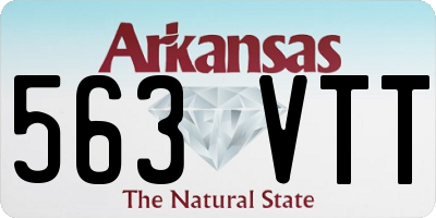 AR license plate 563VTT