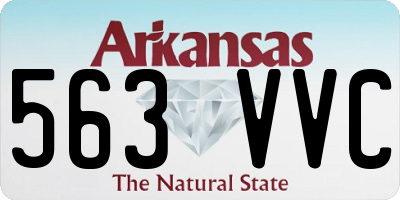 AR license plate 563VVC