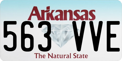 AR license plate 563VVE