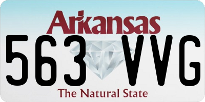 AR license plate 563VVG