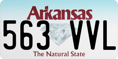 AR license plate 563VVL