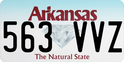 AR license plate 563VVZ