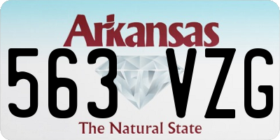 AR license plate 563VZG