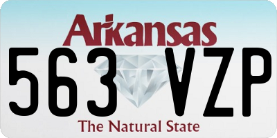 AR license plate 563VZP