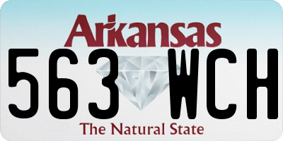 AR license plate 563WCH