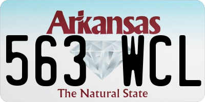 AR license plate 563WCL