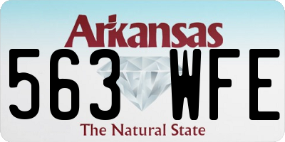 AR license plate 563WFE