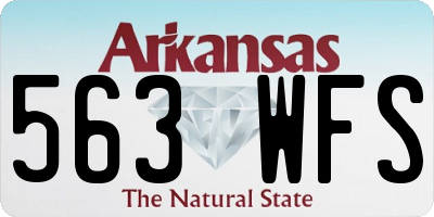 AR license plate 563WFS