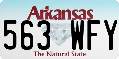 AR license plate 563WFY