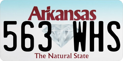 AR license plate 563WHS