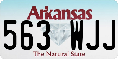 AR license plate 563WJJ