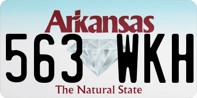 AR license plate 563WKH