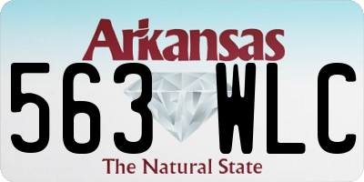 AR license plate 563WLC