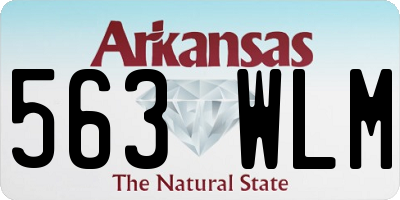 AR license plate 563WLM