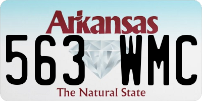 AR license plate 563WMC