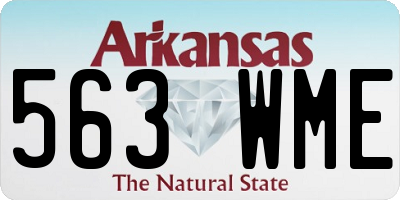 AR license plate 563WME