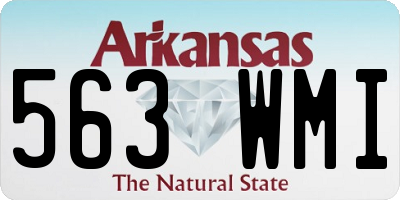 AR license plate 563WMI