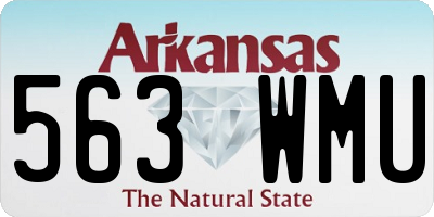 AR license plate 563WMU