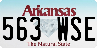 AR license plate 563WSE